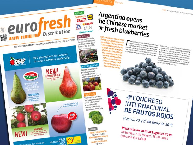 Argentina abre el mercado chino para el arándano fresco